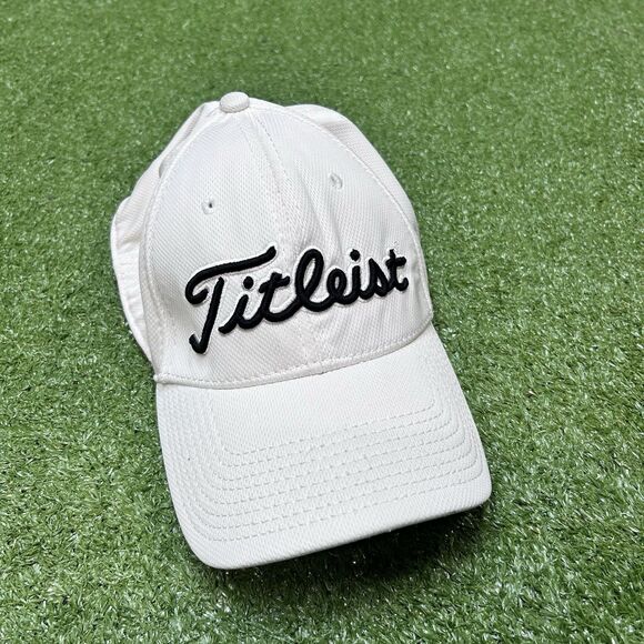 Titleist Golf Hat Flex Fit Medium/Large White - Picture 1 of 3